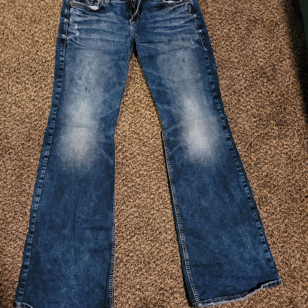 Silver Jeans- Suki mid flare 33x34